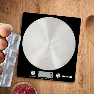 Image of Disc Electronic Black Kitchen Scale
